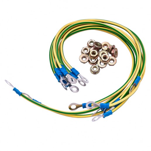 Cabeus GrW Набор кабелей заземления (30см - 6 шт, 40см- 2шт, гайка с фланцем - 16 шт)