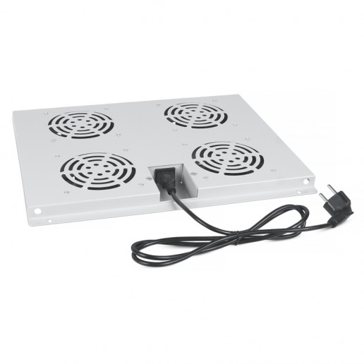 Cabeus TRAY-60 Модуль вентиляторный с 4-я вентиляторами для установки в напольные шкафы серии SH-05C, ND-05C глубиной 600мм