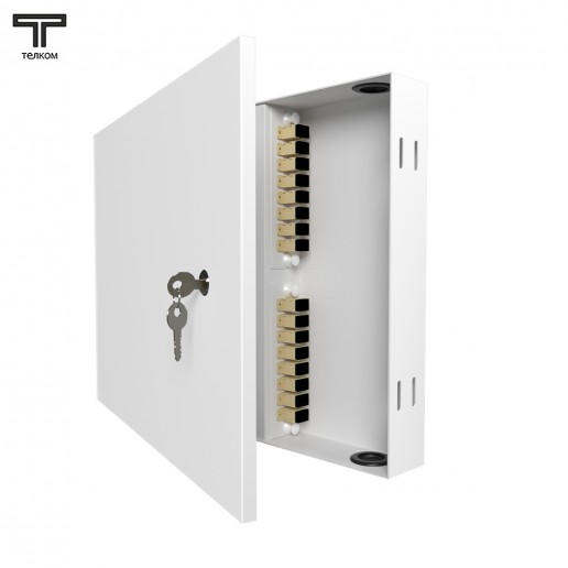 ТЕЛКОМ КНп-16-SC/UPC-62,5/125 Кросс оптический настенный на 16 портов SC 62,5/125мкм предсобранный (пигтейл SC 62,5/125-16шт, розетка SC-16шт, планки SC/DLC, сплайс кассета с крышкой-1шт, КДЗС-16шт)