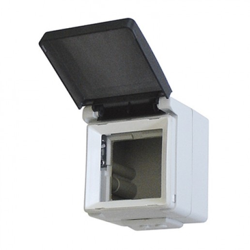 Efapel 48998 CBR Корпус IP65 для установки модулей 45х45, белый, Серия 48 WATERPROOF (IP 65) влагозащищенная