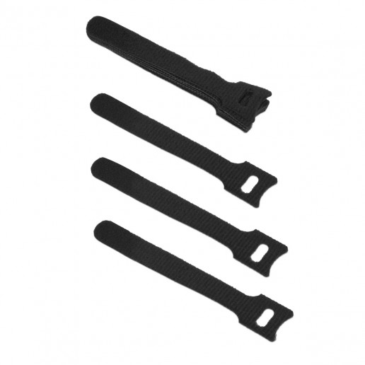 Cabeus CLAMP-150-BK Хомут для кабеля, липучка с мягкой застежкой, 150x14 мм, черный (10 шт.)