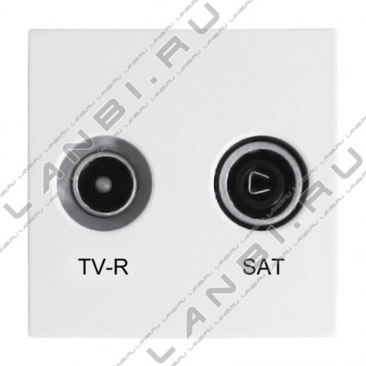 Efapel 45543 SBR Розетка ТВ/радио/спутник для подключения "звездой"