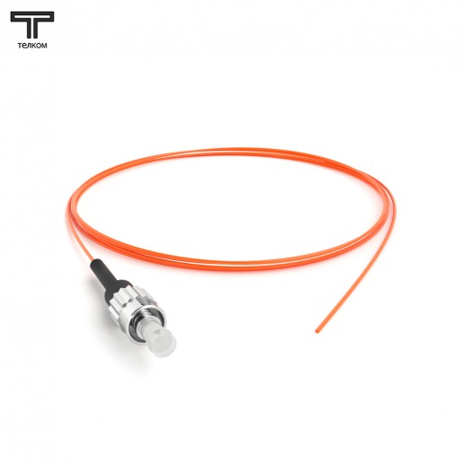 ТЕЛКОМ ШОС-0.9-PT-ST/U-MM50-1.5м-LSZH-OR Пигтейл оптический pt ST/UPC 50/125 OM2 многомодовый MM (0.9мм) LSZH, 1,5м