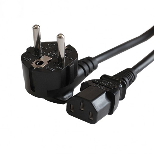 Cabeus PC-186-VDE-1.0-3M Кабель питания компьютера (Schuko+C13) (3x1.0), 3 м