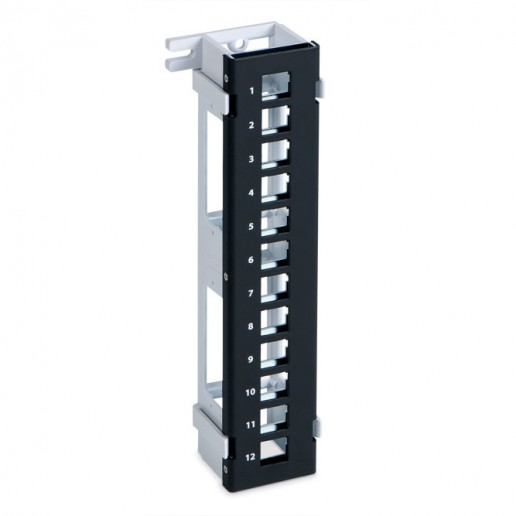 Cabeus PLB-12-WL Модульная настенная патч-панель, 12 портов, для неэкранированных модулей (без модулей)