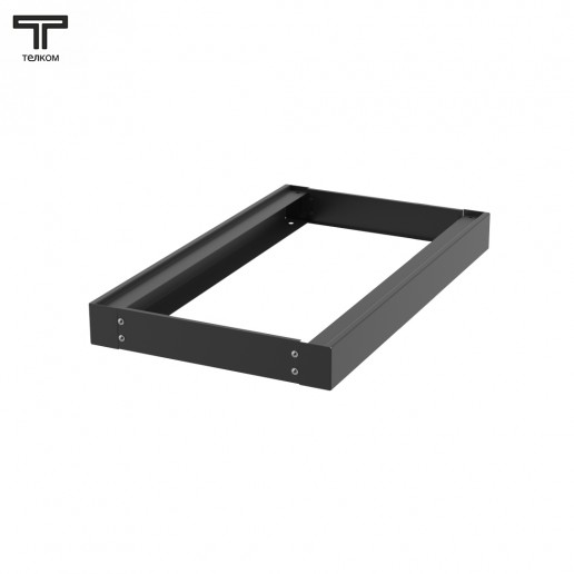 ТЕЛКОМ С.СТ.1.6.10.9005М Цоколь 600х1000х100мм, для шкафов серии TC, цвет черный (RAL9005М)