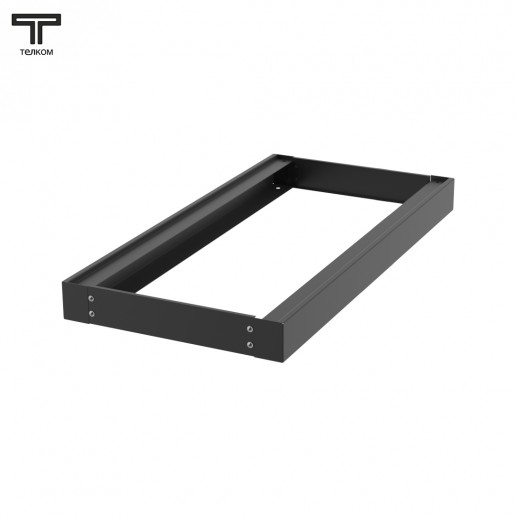 ТЕЛКОМ С.СТ.1.6.12.9005М Цоколь 600х1200х100мм, для шкафов серии TC, цвет черный (RAL9005М)
