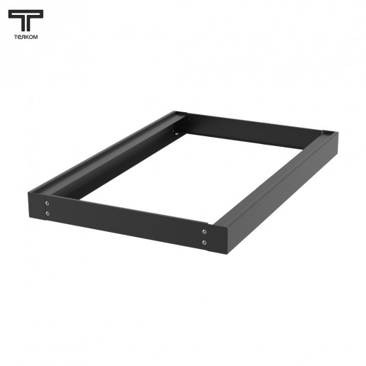 ТЕЛКОМ С.СТ.1.8.12.9005М Цоколь 800х1200х100мм, для шкафов серии TCМ, цвет черный (RAL9005М)