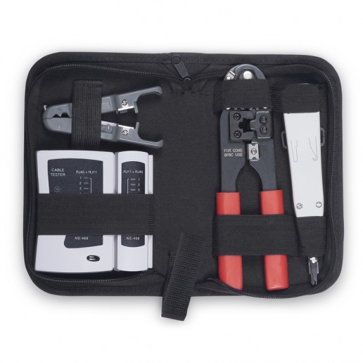 Cabeus HT-TK-02 Набор инструментов (инструмент обжимной, инструмент для заделки витой пары , зачистка, тестер)