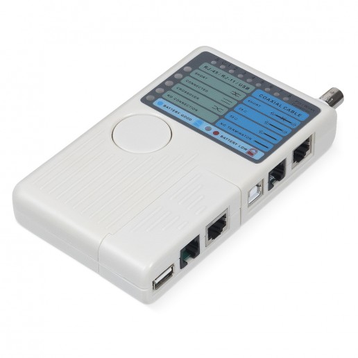 Cabeus HT-588CT Тестер 4 в 1В В для витой пары, коаксиала, телефона, USB