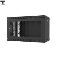 ТЕЛКОМ TL-6.6.3-П.9005МА Шкаф настенный 6U 600x350x356мм (ШхГхВ) телекоммуникационный 19", дверь перфорированная, цвет черный (RAL9005) (4 места)