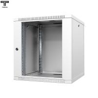 ТЕЛКОМ TL-12.6.6-С.7035Ш Шкаф настенный 12U 600x600x623мм (ШхГхВ) телекоммуникационный 19", дверь стеклянная в металлической раме, цвет серый (RAL7035Ш) (4 места)