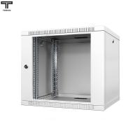 ТЕЛКОМ TL-9.6.4-С.7035Ш Шкаф настенный 9U 600x450x490мм (ШхГхВ) телекоммуникационный 19", дверь стеклянная в металлической раме, цвет серый (RAL7035Ш) (4места)