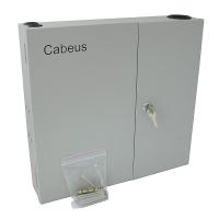 Cabeus FO-WL-16SC-K Бокс оптический настенный на 16 SC (LC duplex) со сплайс-кассетой (без пигтейлов и проходных адаптеров)