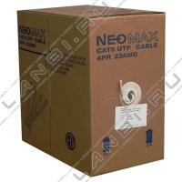 Neomax NM10611 Кабель витая пара UTP (U/UTP), категория 6, 4 пары 0,57мм (23 AWG), одножильный, LSZH (Low Smoke Zero Halogen), (бухта 305 м)